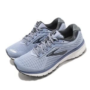 Brooks Women's Ghost 12 Running Shoes Light Gray Blue 1203051B460 - Size 6.5